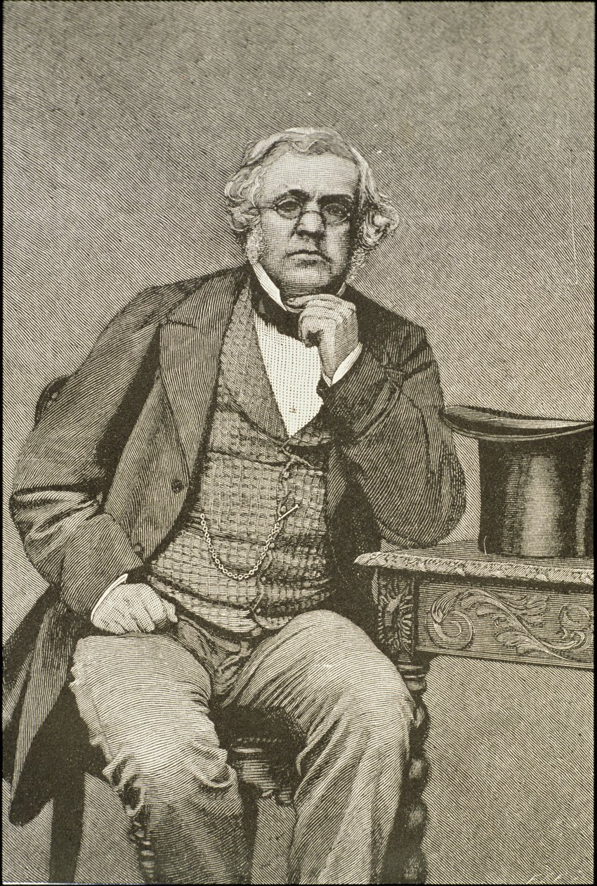 William Makepeace Thackeray (1811-63) af English School