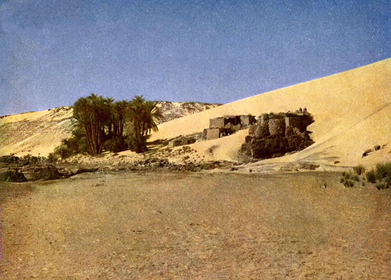 Egypten - Nubisk bosættelse af English Photographer
