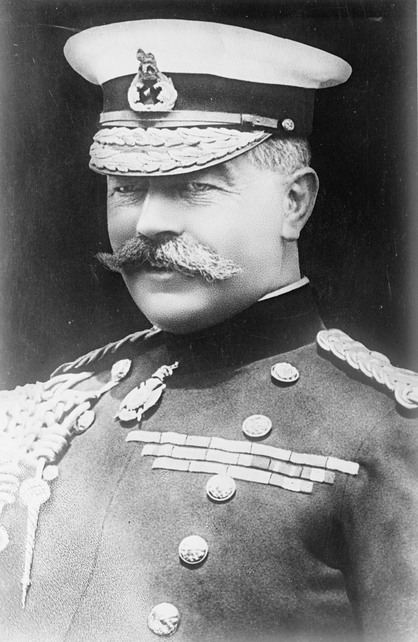 Feltmarskal Horatio Herbert Kitchener af English Photographer
