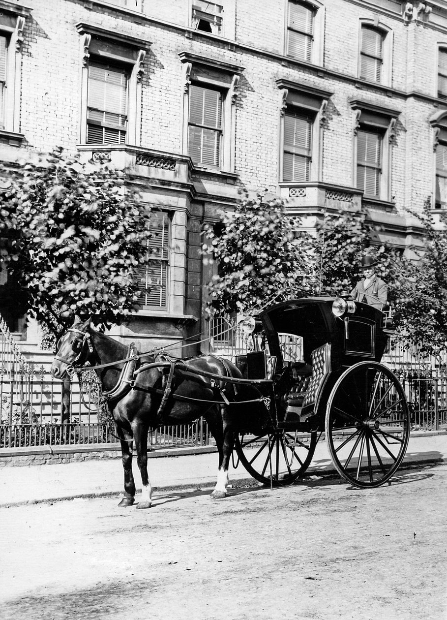 Hansom Cab af English Photographer