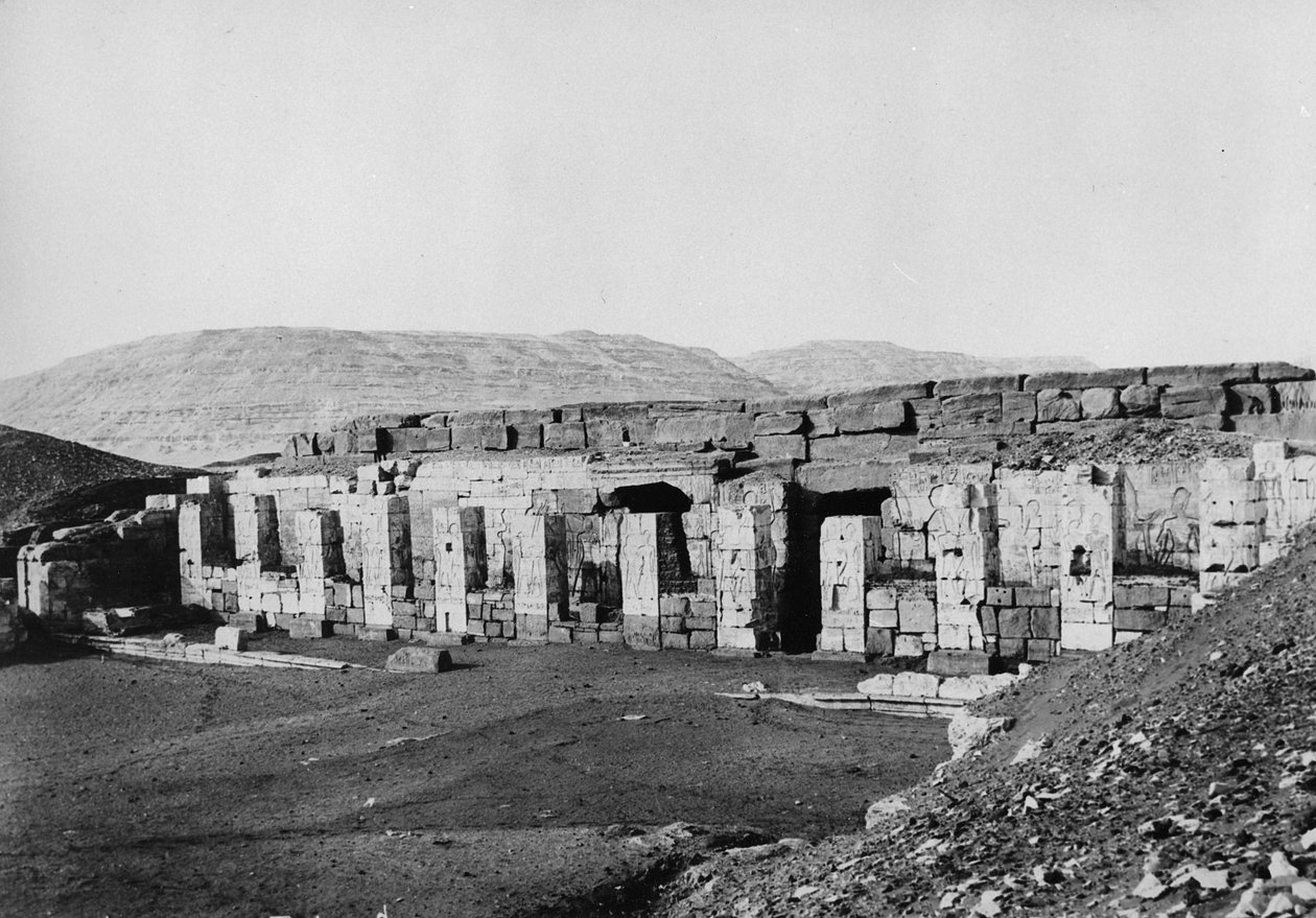 Templet af Seti I af English Photographer
