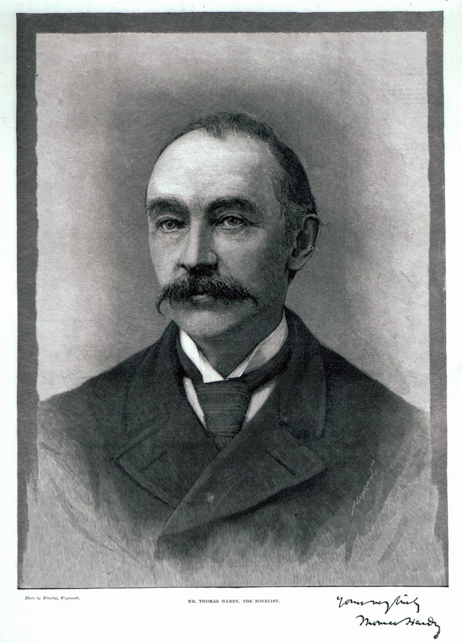 Thomas Hardy, 1892 af English Photographer