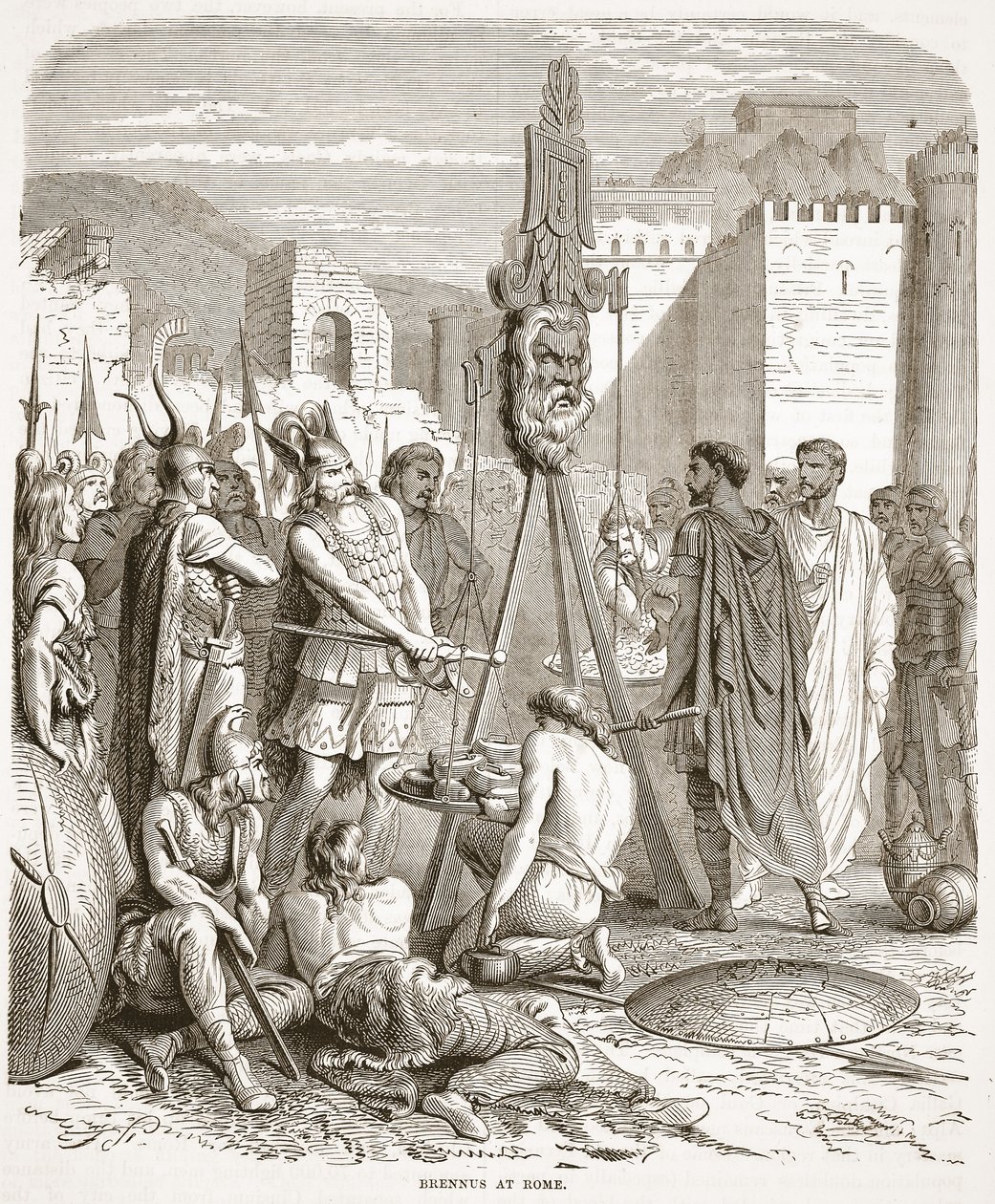 Brennus i Rom af English School