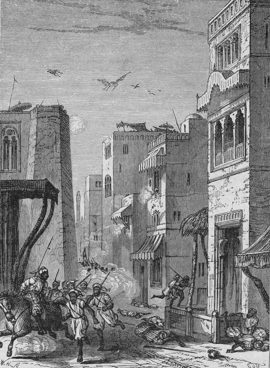 Britiske tropper går ind i Multan af English School