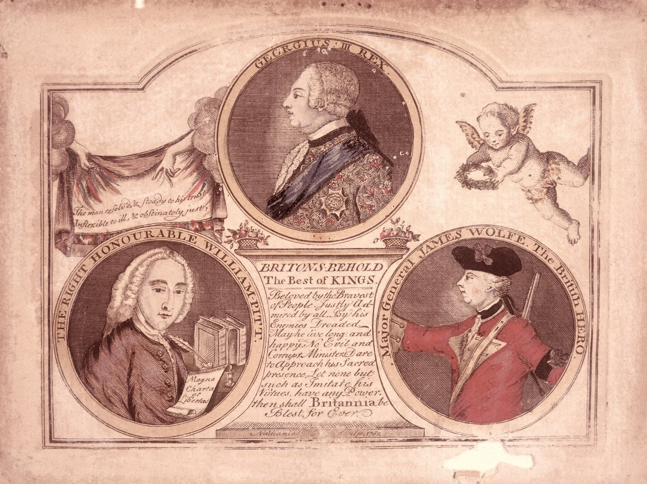 Briter ser den bedste af konger..., 1762 af English School