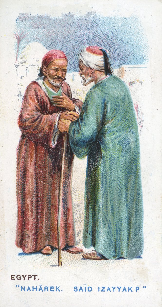 Sædvanlig hilsen i Egypten, 1907 af English School