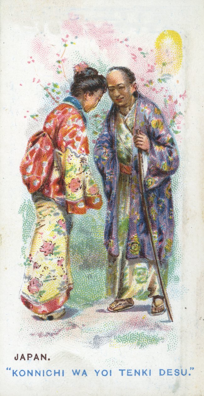 Sædvanlig hilsen i Japan, 1907 af English School