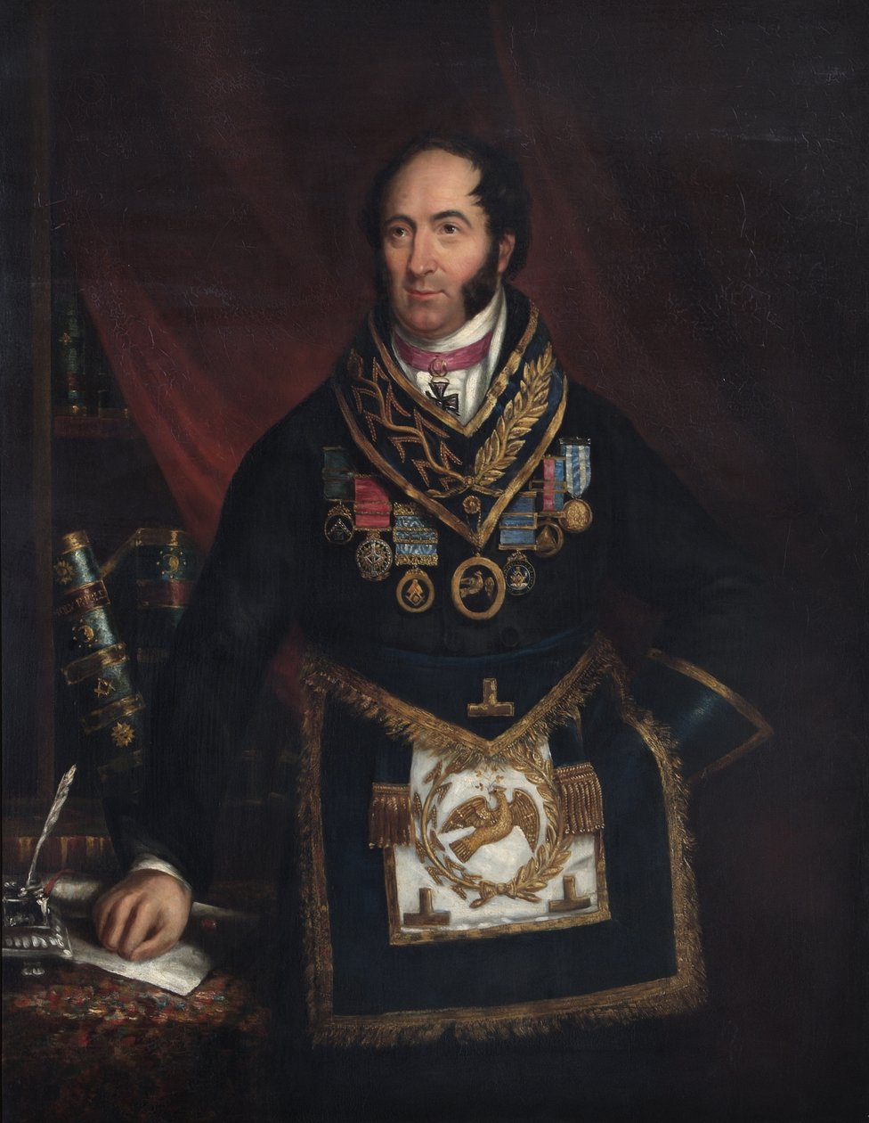 Dr. Robert Thomas Crucefix, 1837 af English School