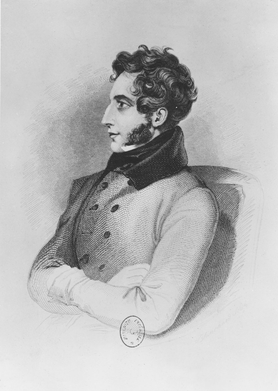 Edward Bulwer-Lytton, Lord Lytton (gravering) af English School