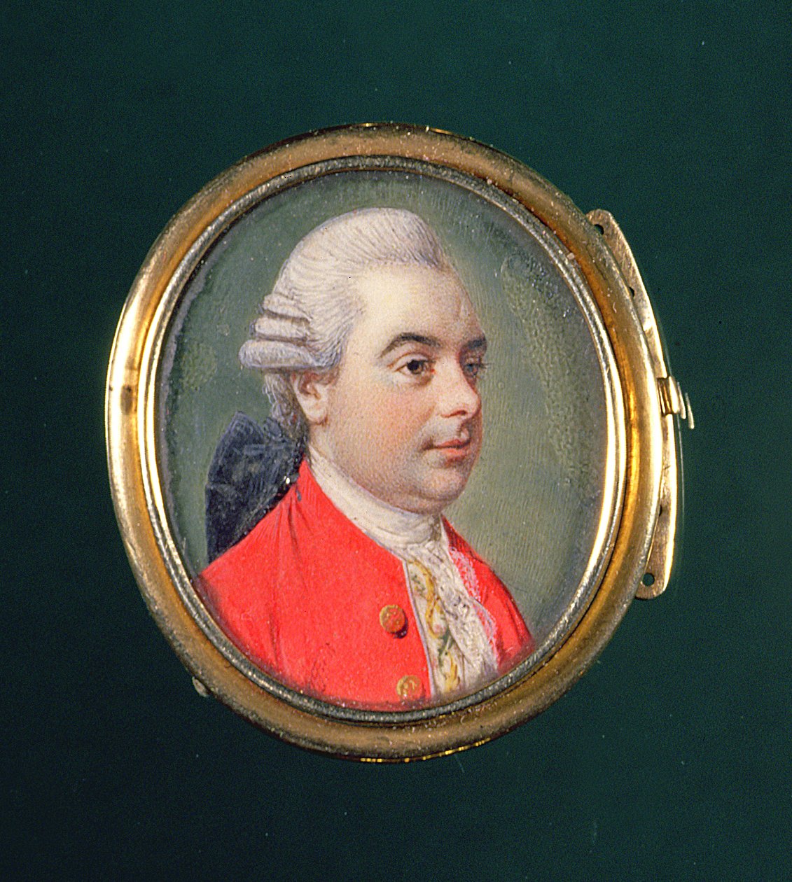 Edward Gibbon, ca. 1790 (wc på vellum) af English School