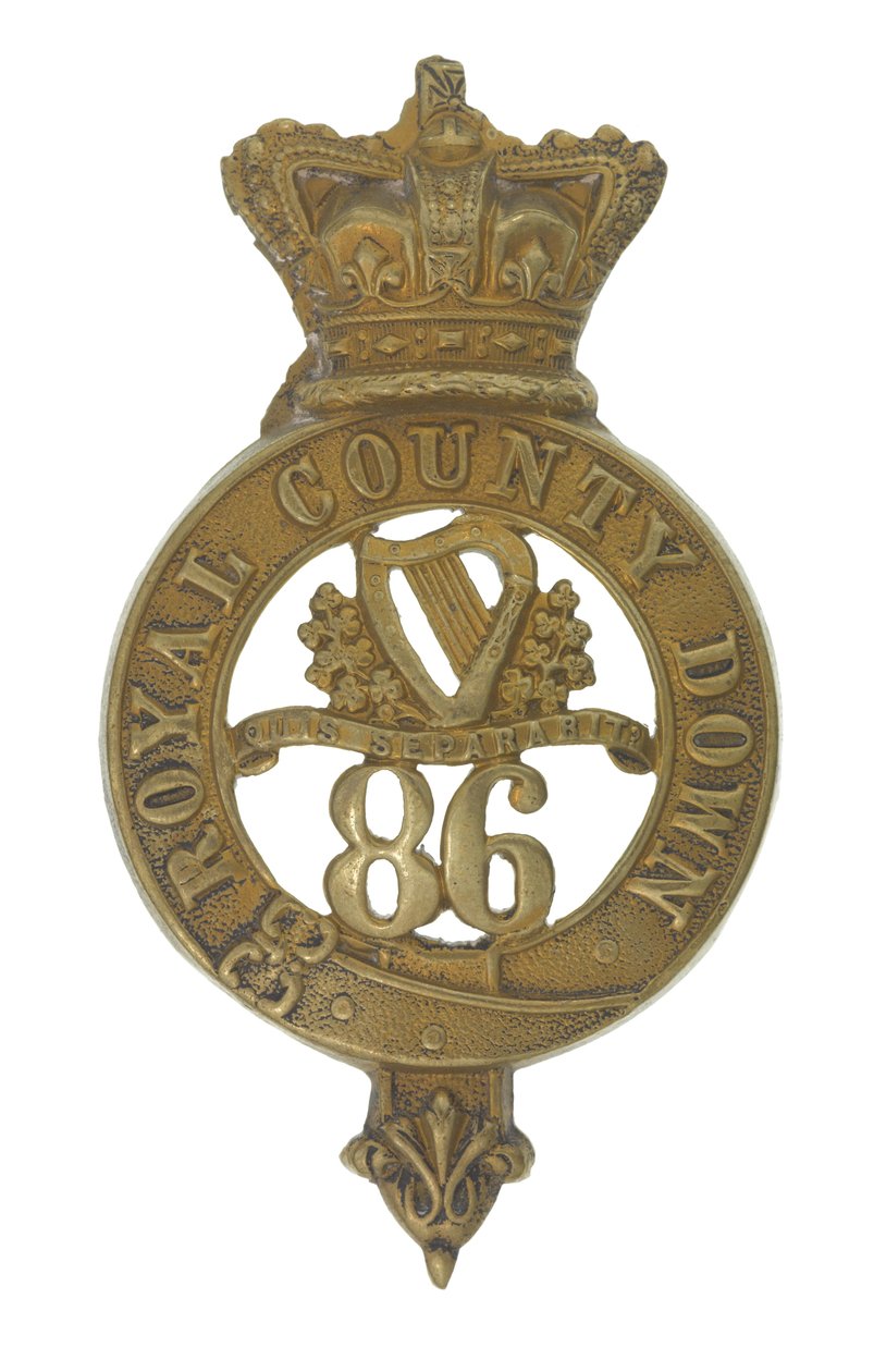 Glengarry-emblem, ca. 1874-81 (messing) af English School