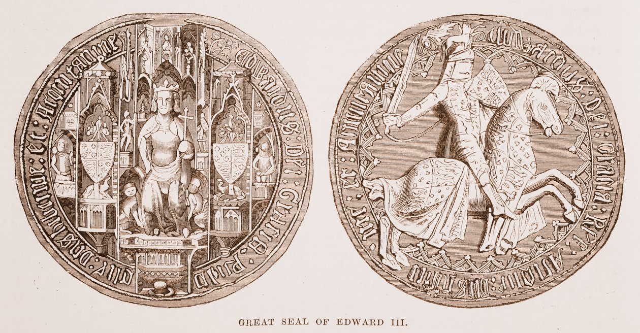 Store Segl af Edward III af English School