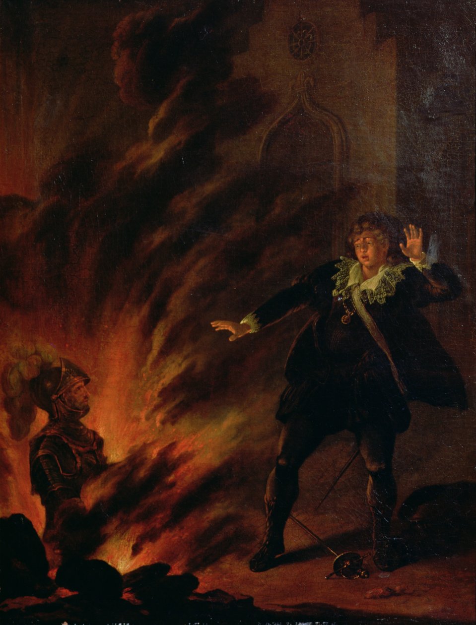 Hamlet og hans fars spøgelse af English School