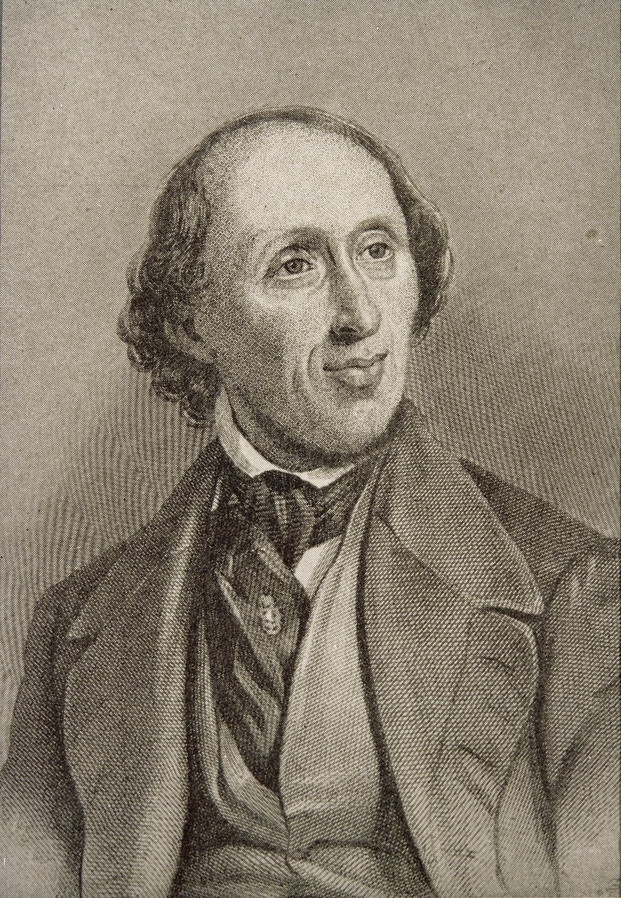 Hans Christian Andersen (1805-75) af English School