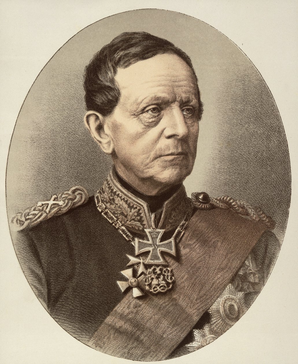 Helmuth Karl Bernhard von Moltke (1800-91) af English School