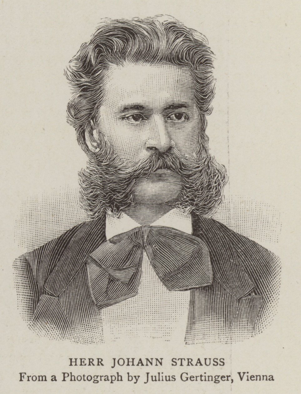 Herr Johann Strauss (gravering) af English School