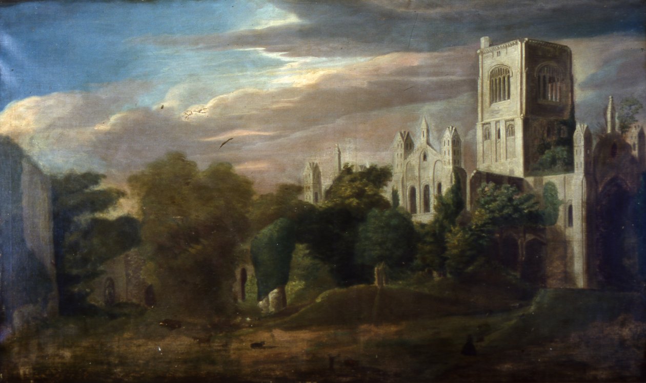 Kirkstall Abbey af English School