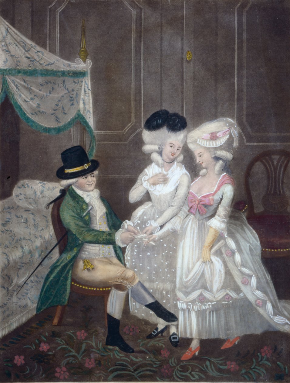 Ladies of Pleasure, 1781 af English School