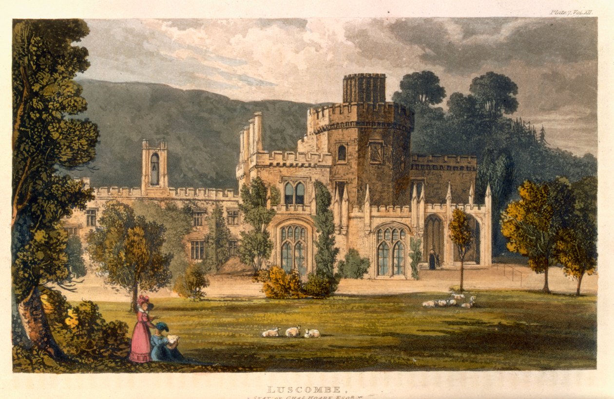 Luscombe Castle, Devon af English School