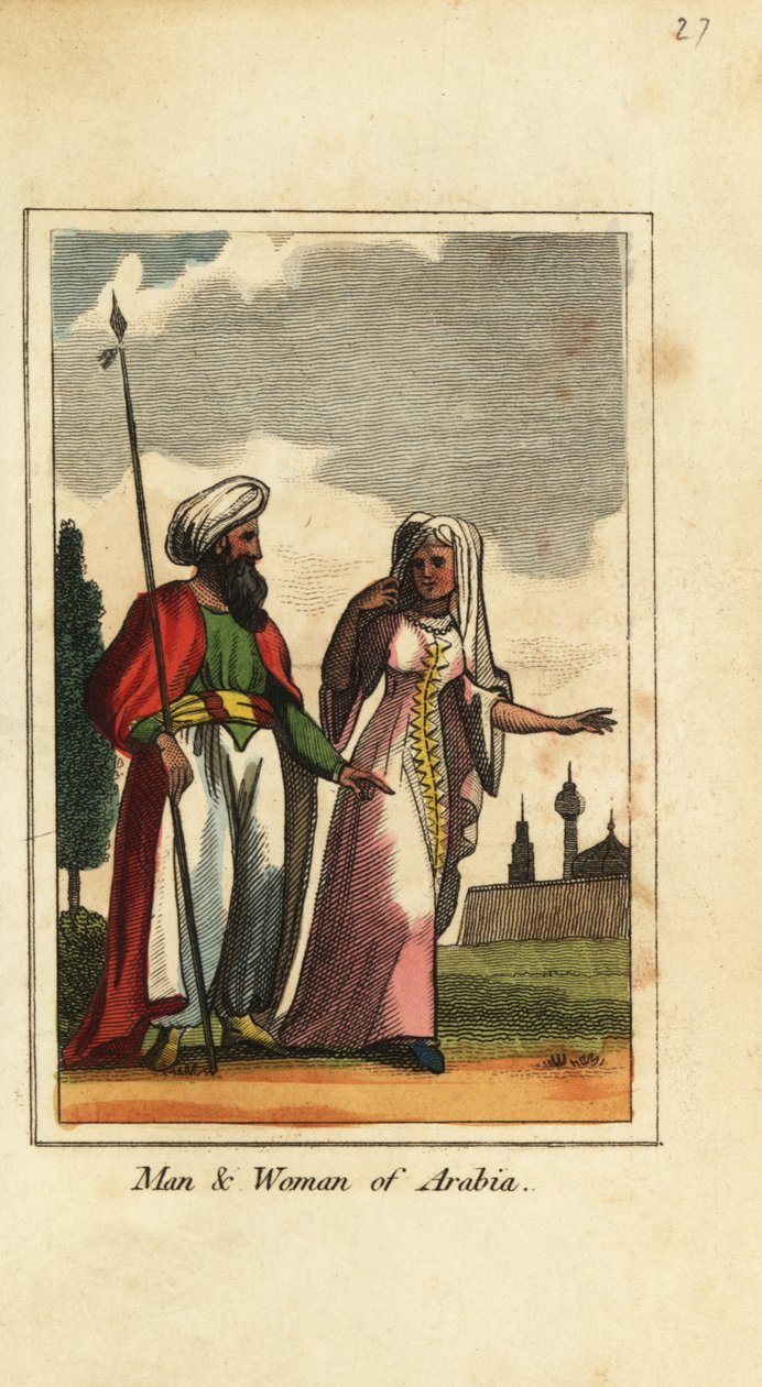Mand og kvinde i Arabien af English School