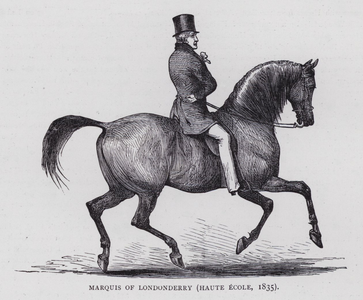 Marquis of Londonderry (gravering) af English School