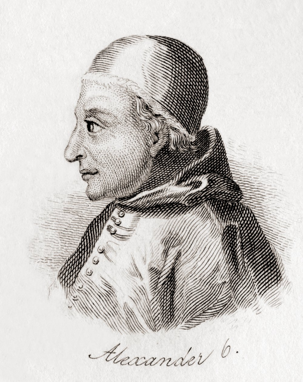 Pope Alexander VI af English School