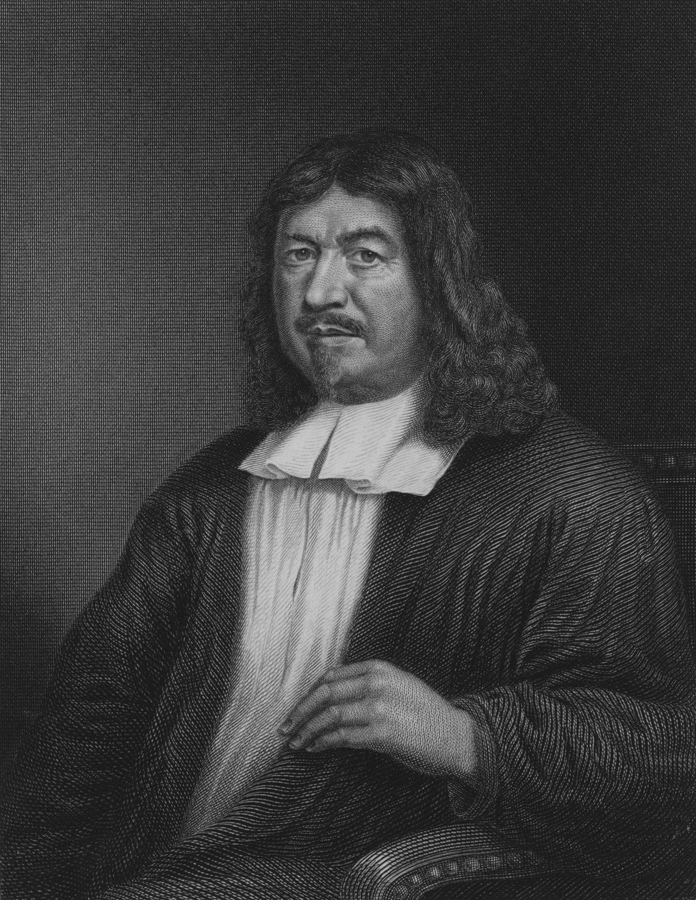 Portræt af John Bunyan (gravering) af English School