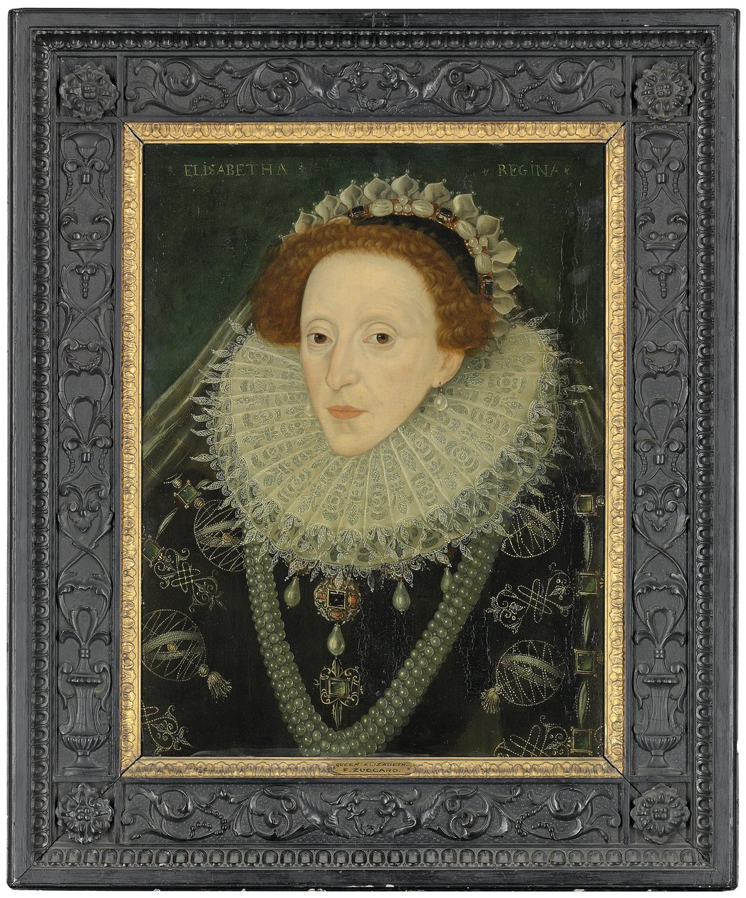 Portrait of Queen Elizabeth I, c.1580dani af English School