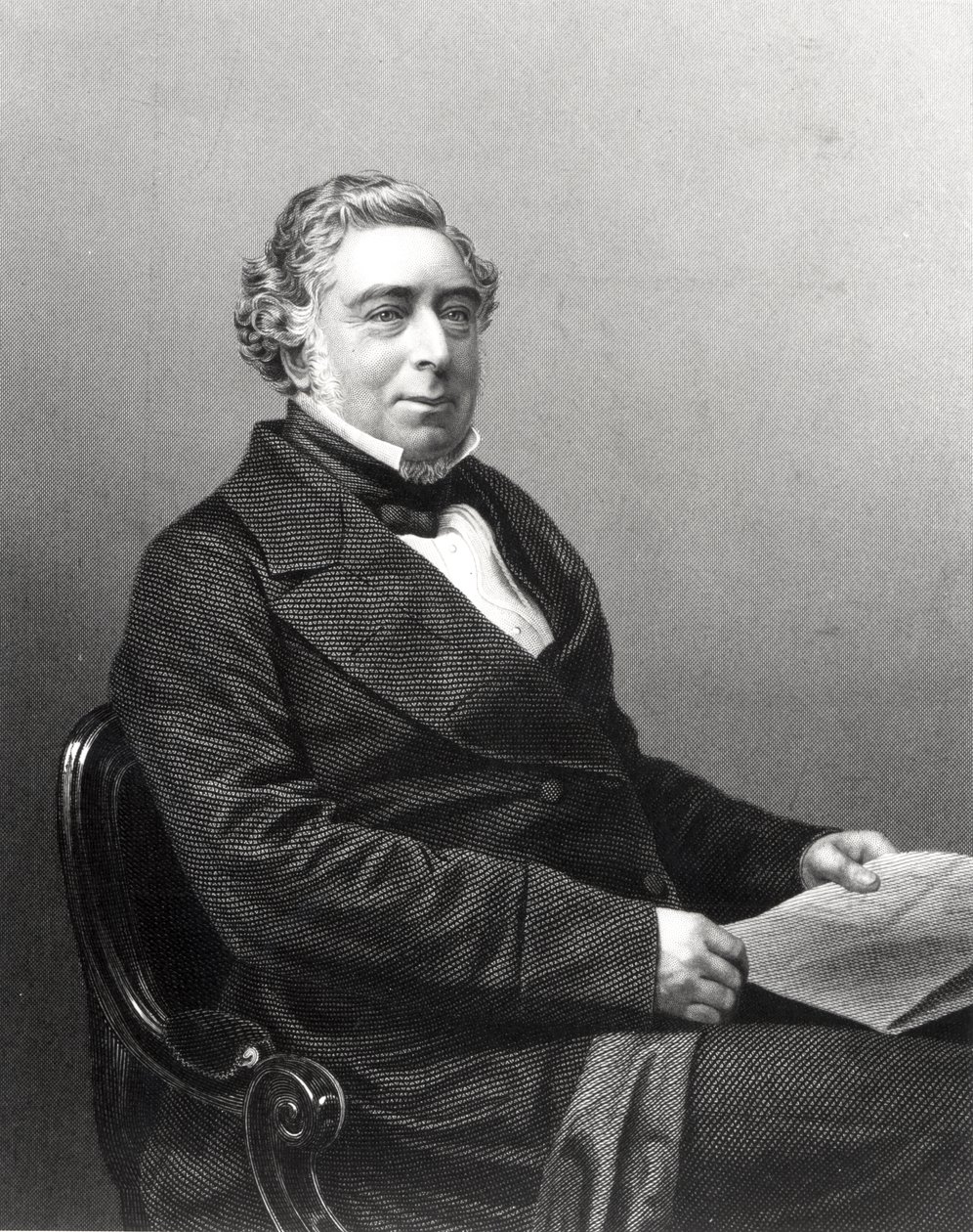 Portræt af Robert Stephenson (1803-59) af English School