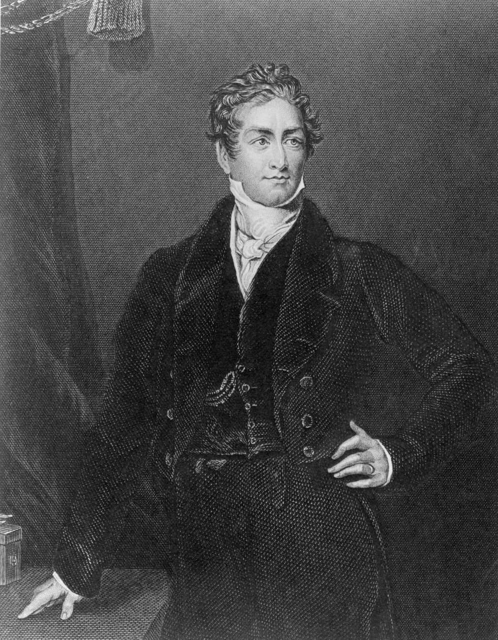 Portræt af Sir Robert Peel (1788-1850) af English School