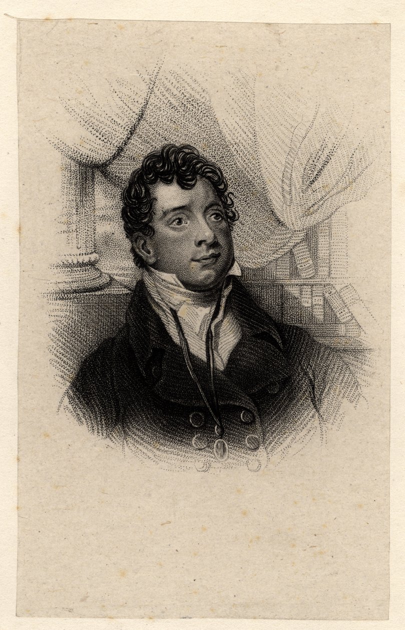Portræt af Thomas Moore (1779-1852) af English School