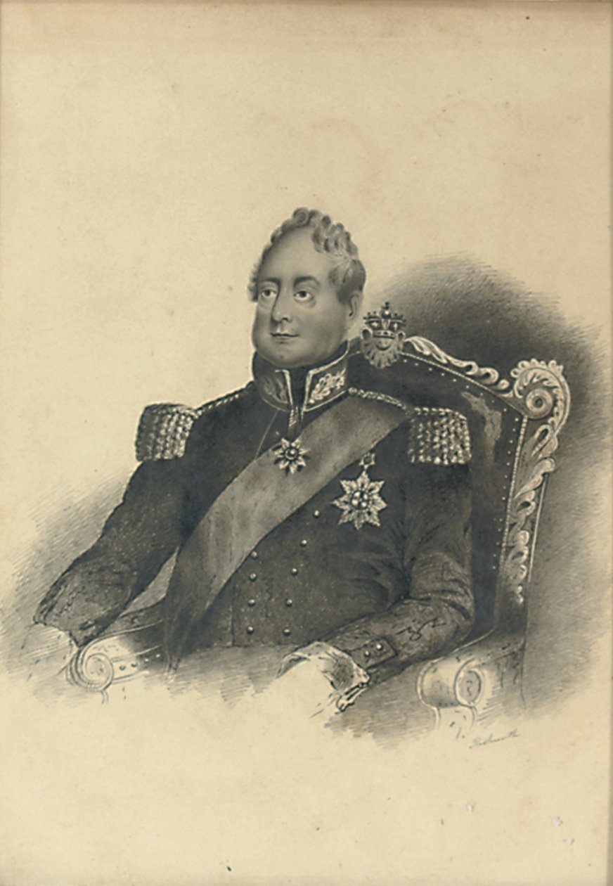 Portrait of William IVdani af English School