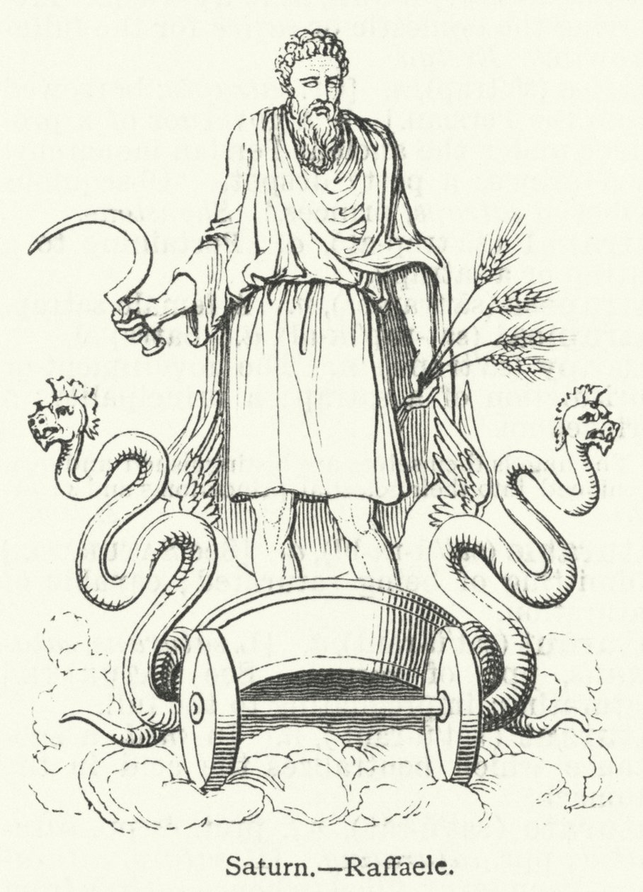 Saturn (gravering) af English School