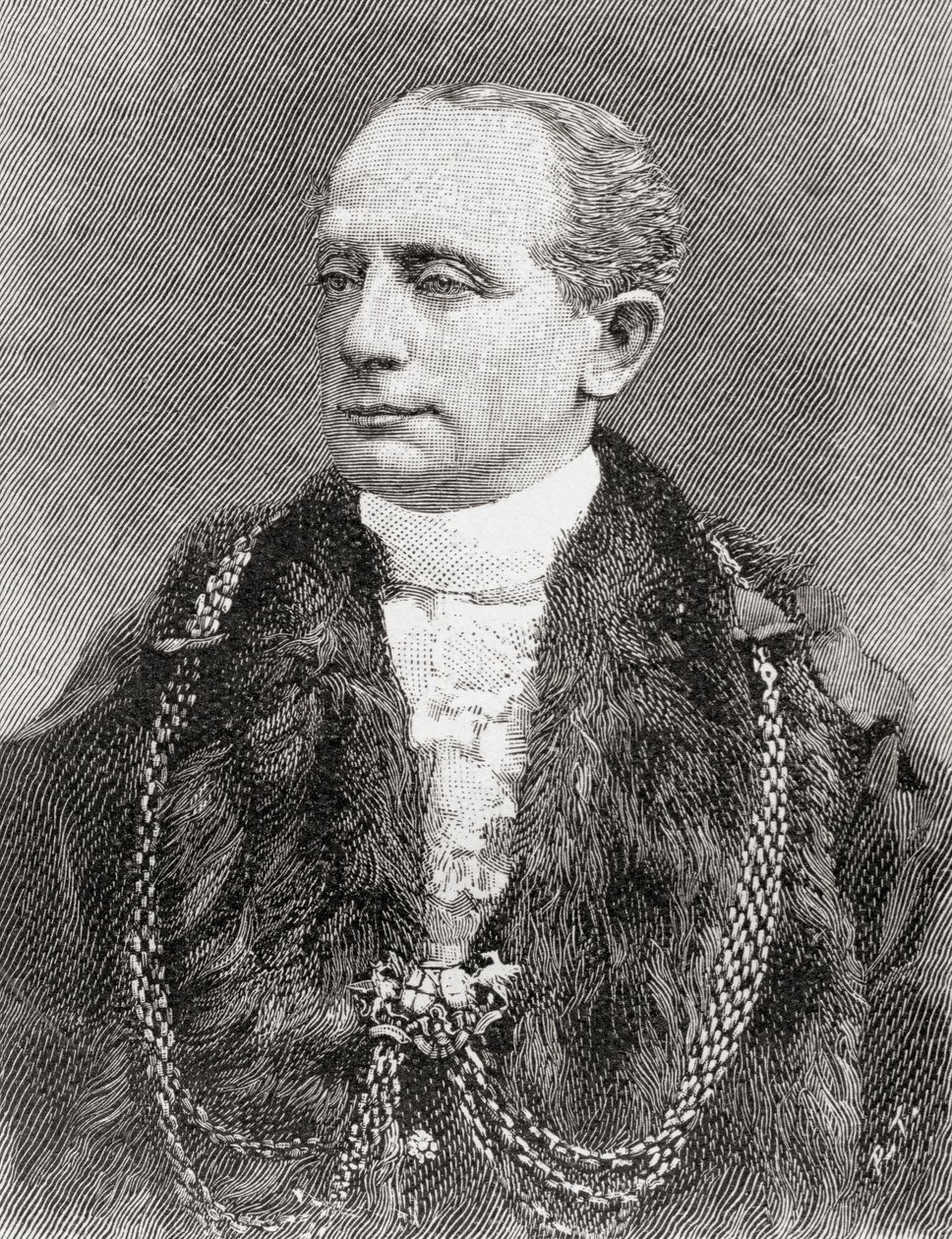 Sir George Faudel Faudel-Phillips af English School