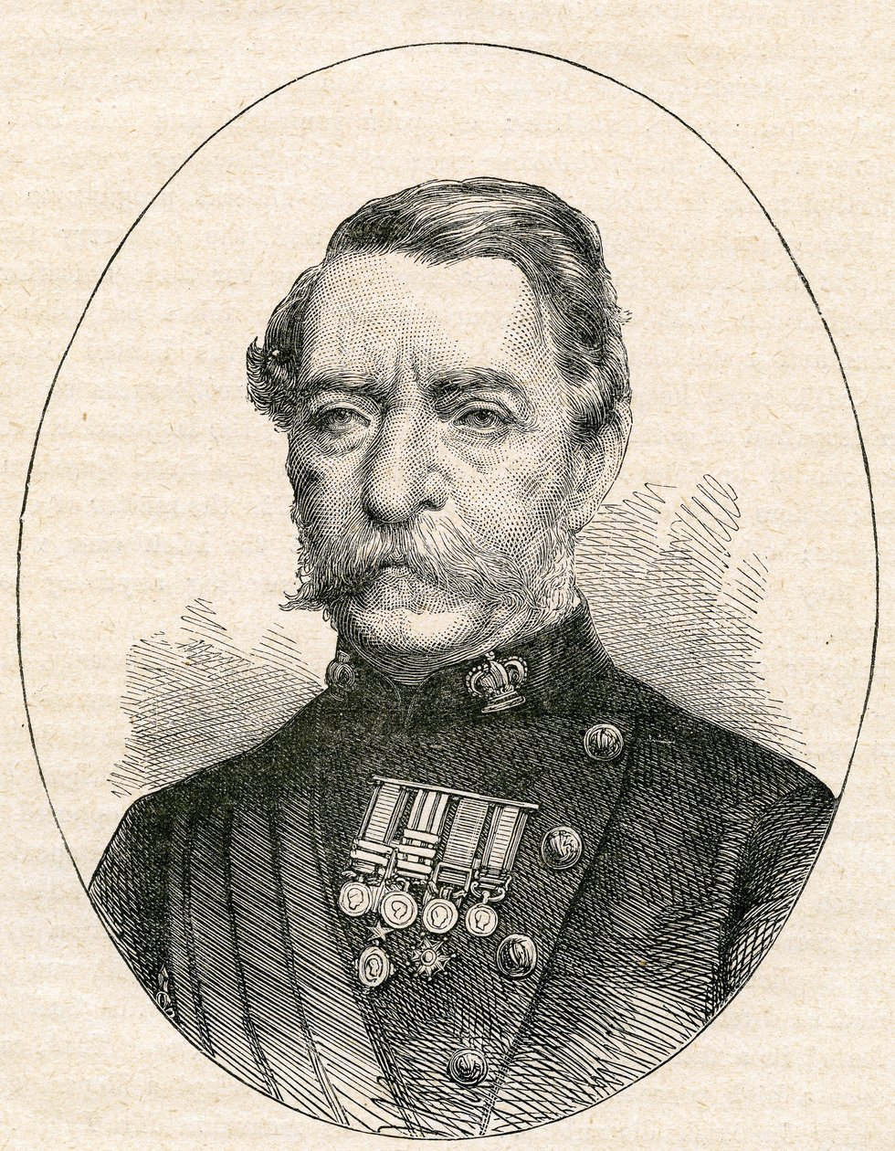 Sir Robert Napier, 1868 af English School