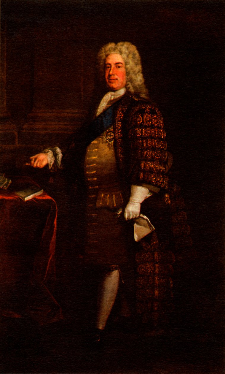 Sir Robert Walpole af English School