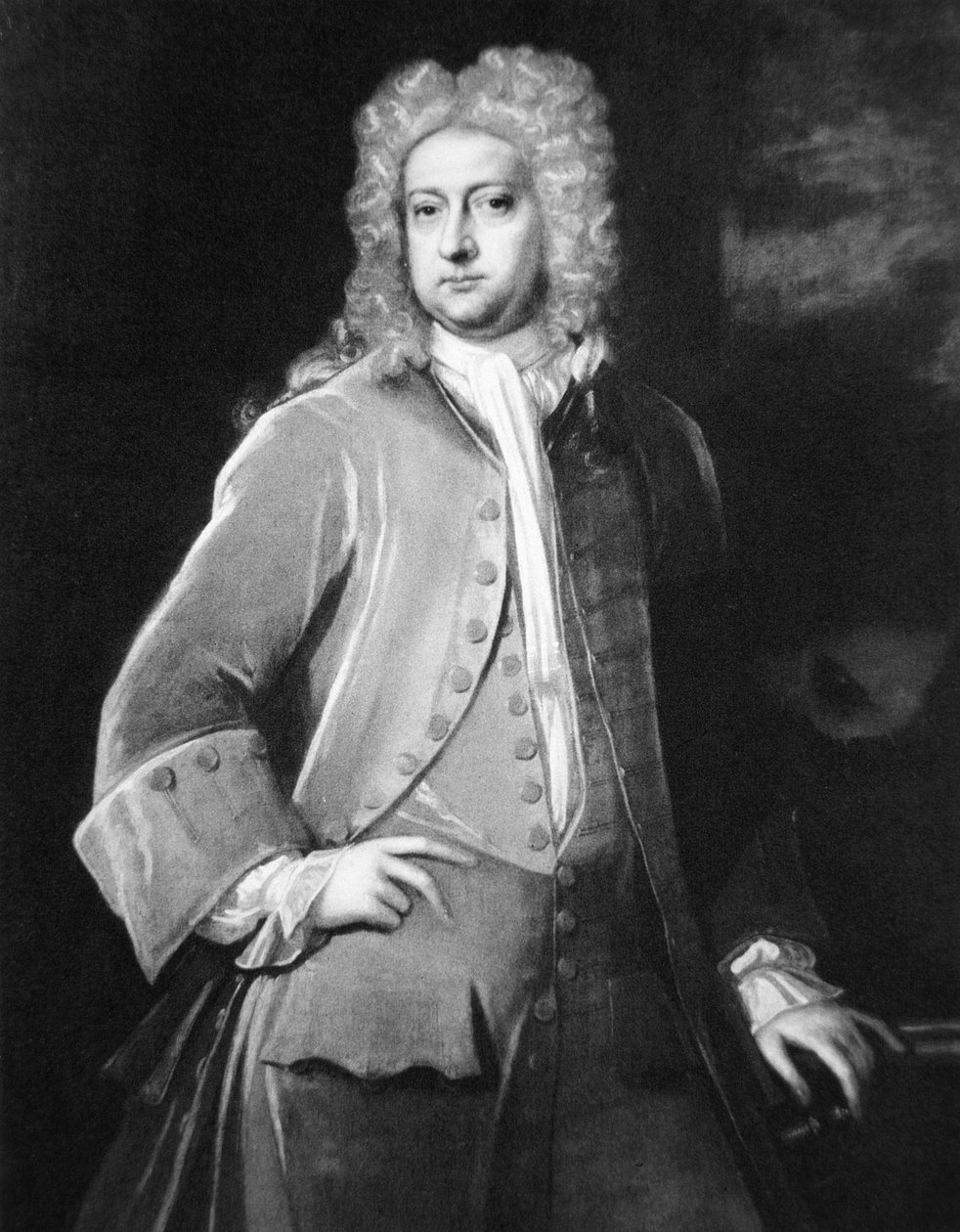 Sir William Berkeley (gravering) af English School