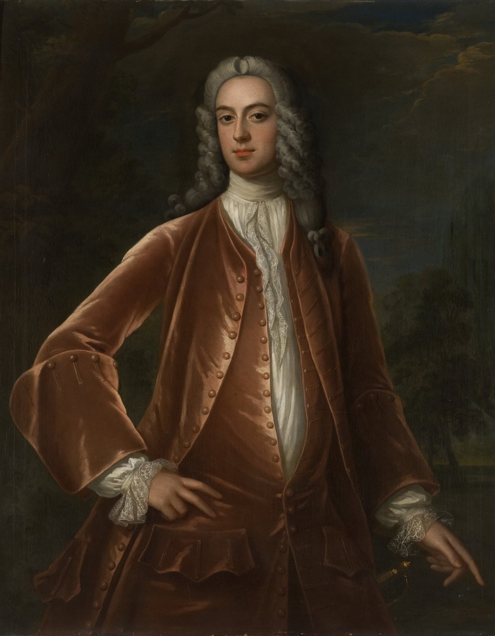 Sir William Middleton af English School