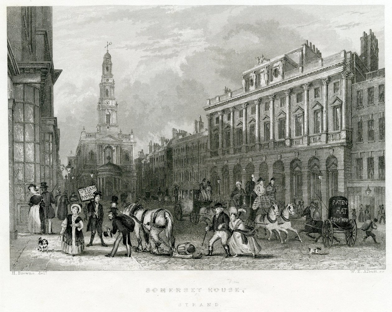 Somerset House, Strand af English School