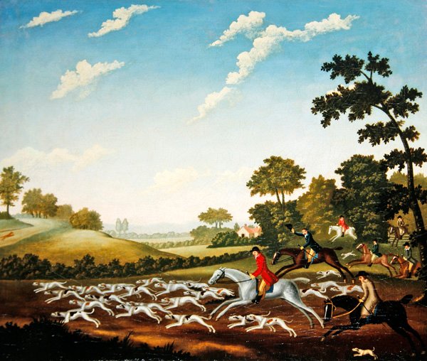 The Chase, ca. 1770 (olie på lærred) af English School