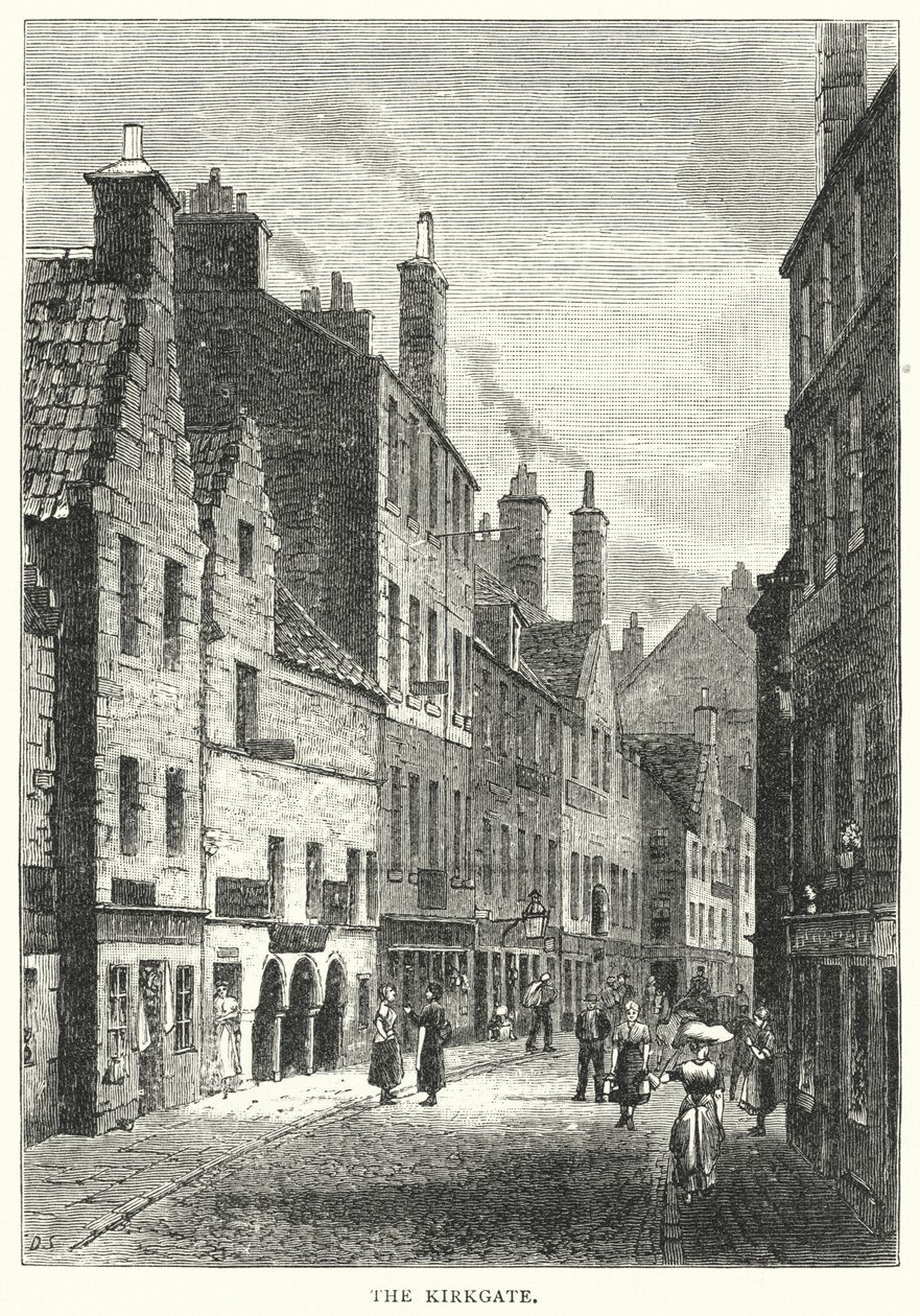 The Kirkgate (gravering) af English School