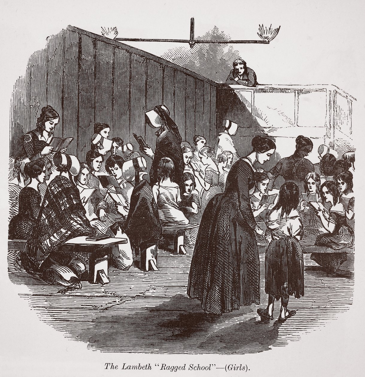 The Lambeth Ragged School (piger) af English School