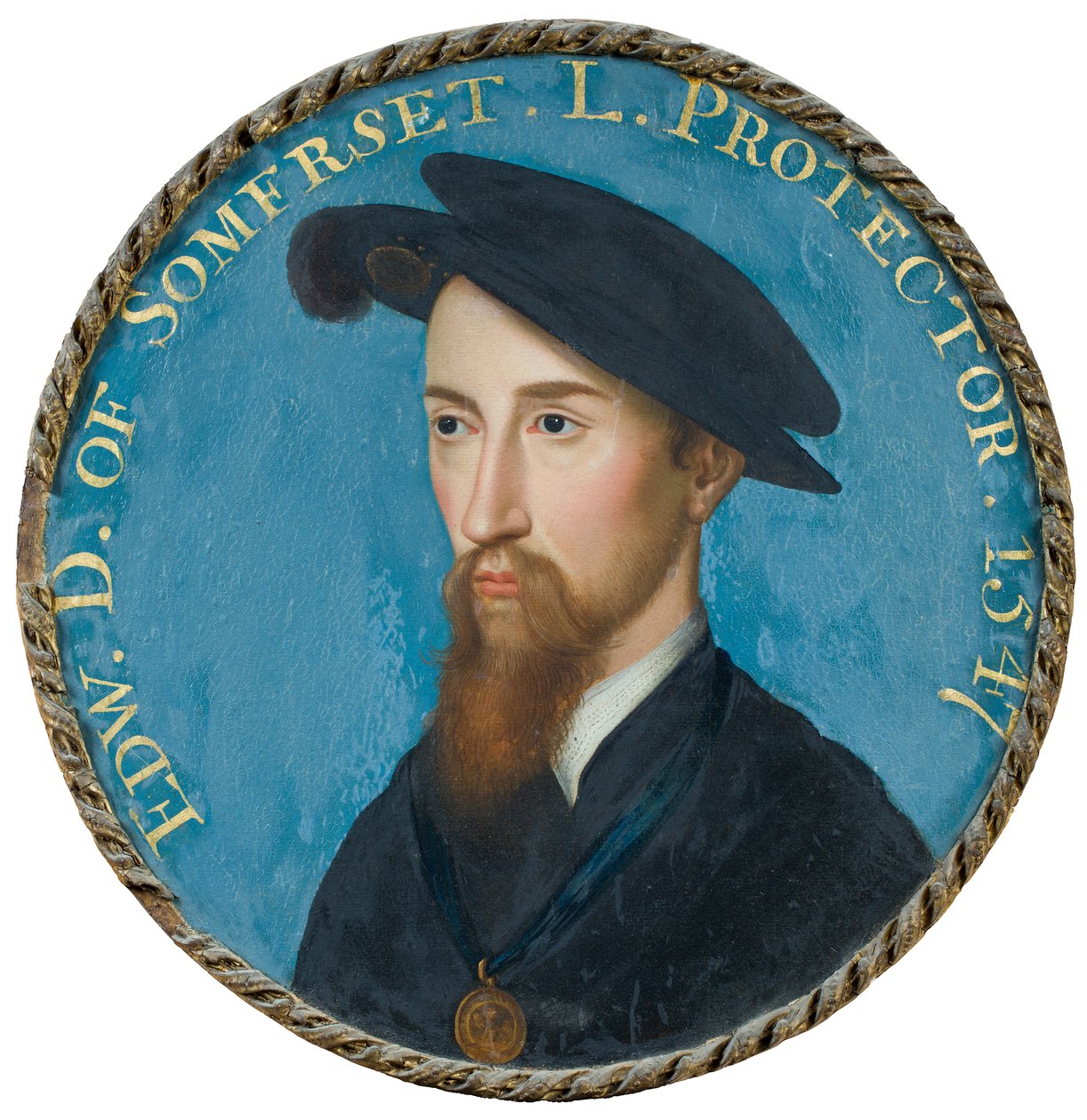 Lord Protector (olie) af English School