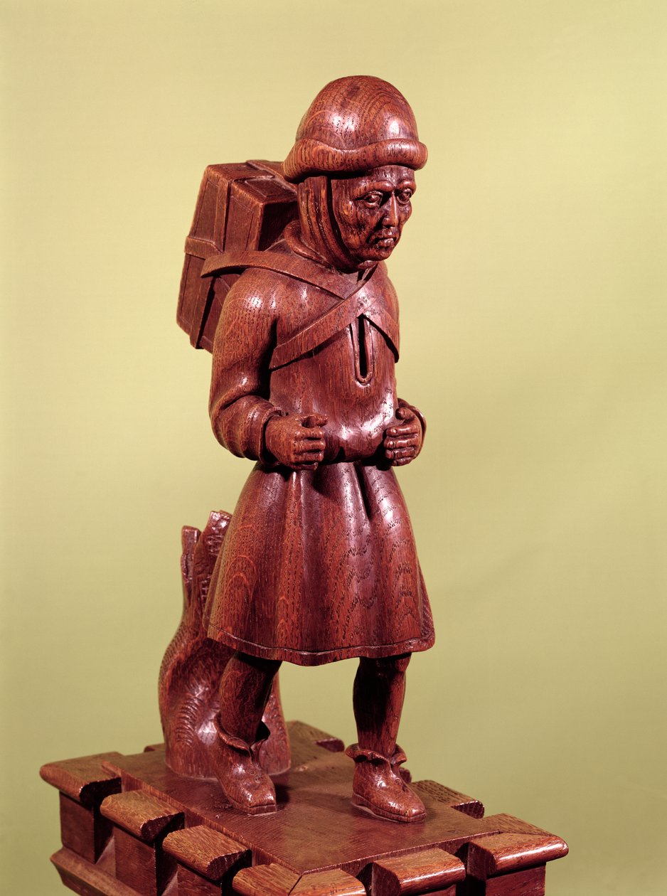 The Peddler of Swaffham, ca. 1462 (træ) af English School