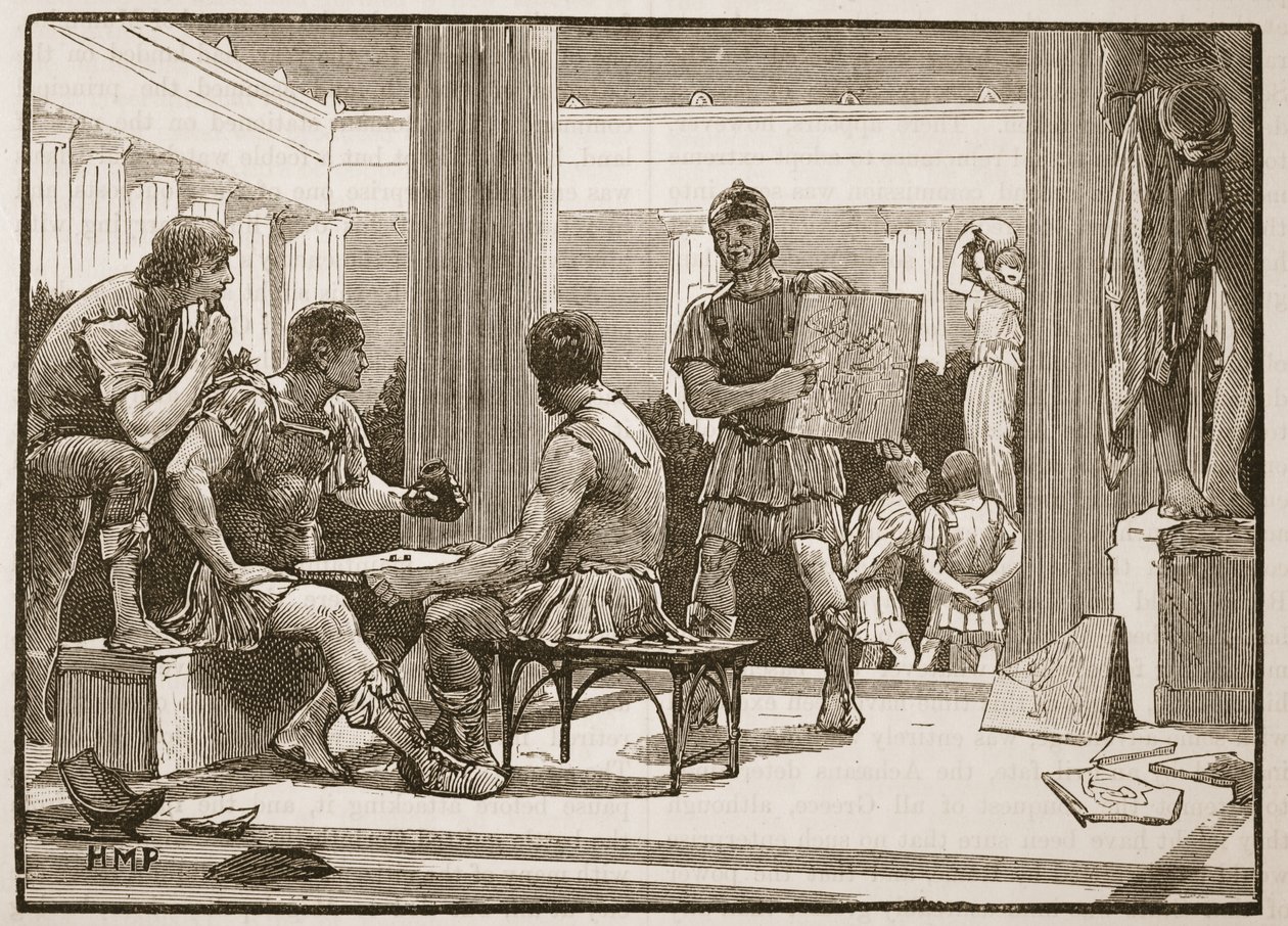 Romerne i Korinth af English School