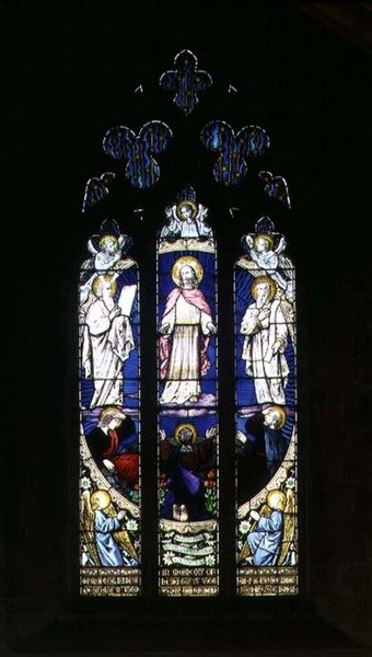 The Transfiguration, ca. 1866-9 (farvet glas) af English School