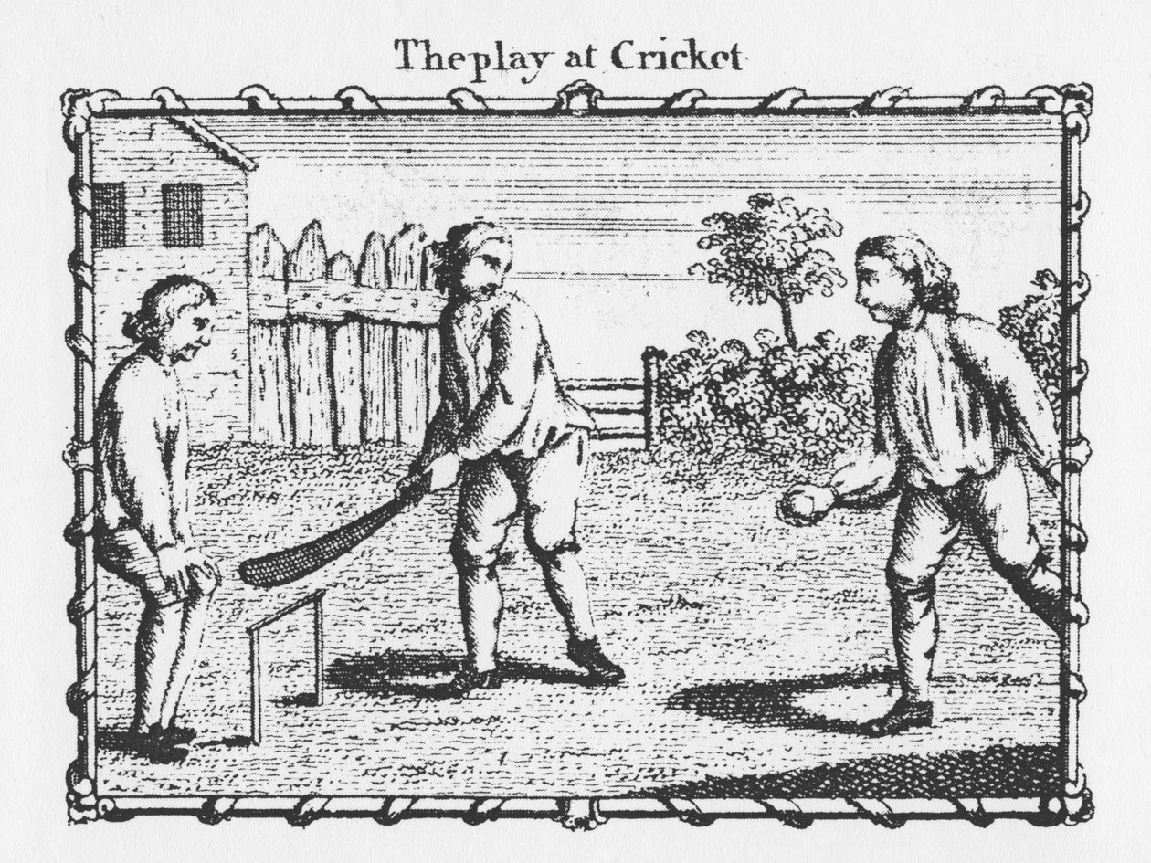 Skuespillet på Cricket (gravering) af English School