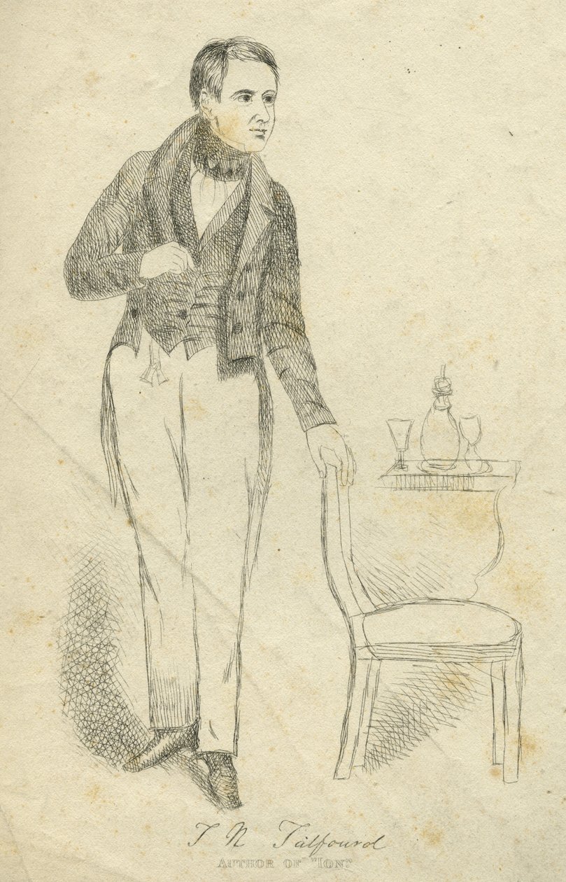 Thomas Noon Talfourd (ætsning) af English School