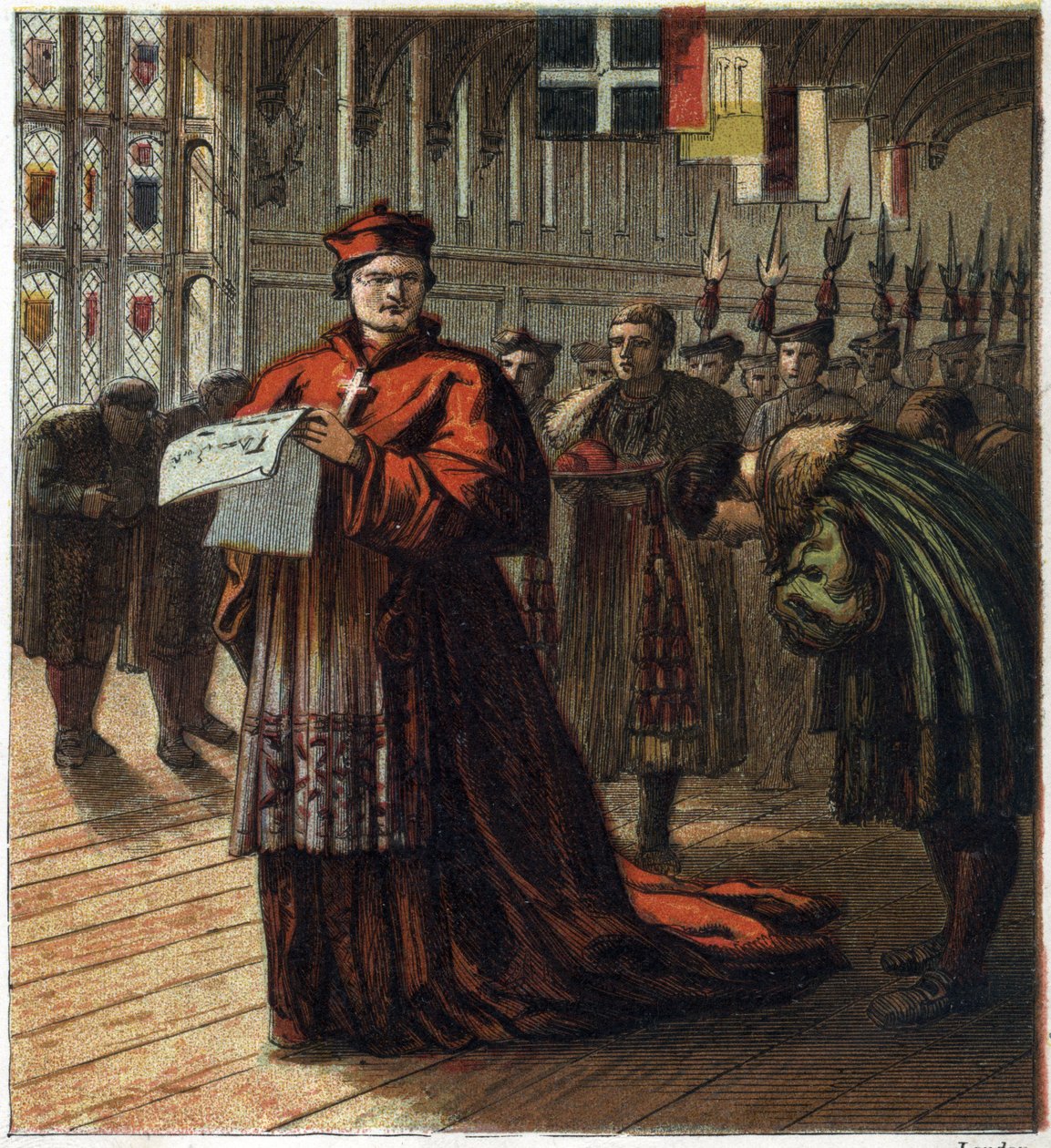 Thomas Wolsey (v.1475-1530), engelsk kardinal og politiker. af English School