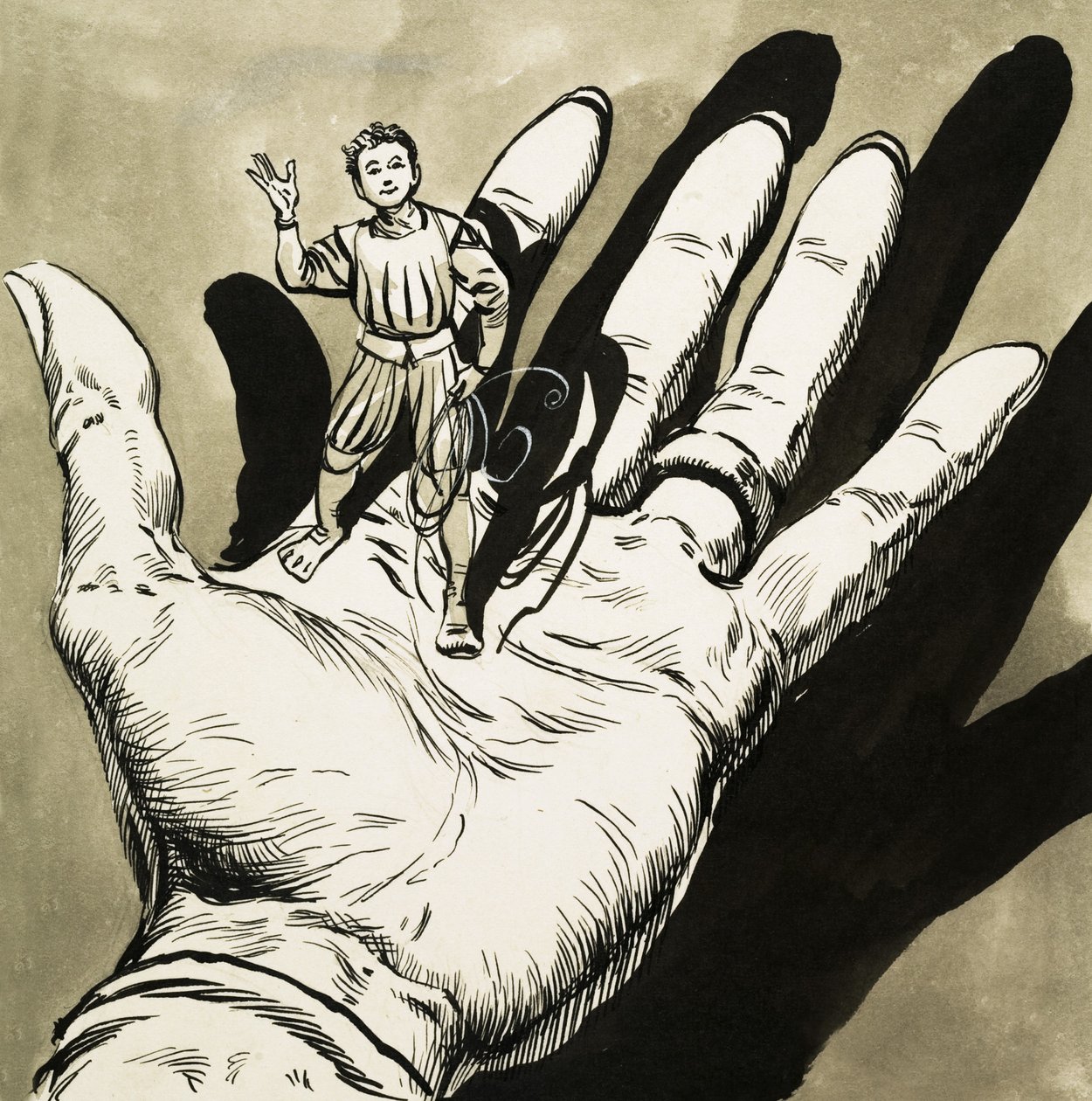 Tommelfinger af English School